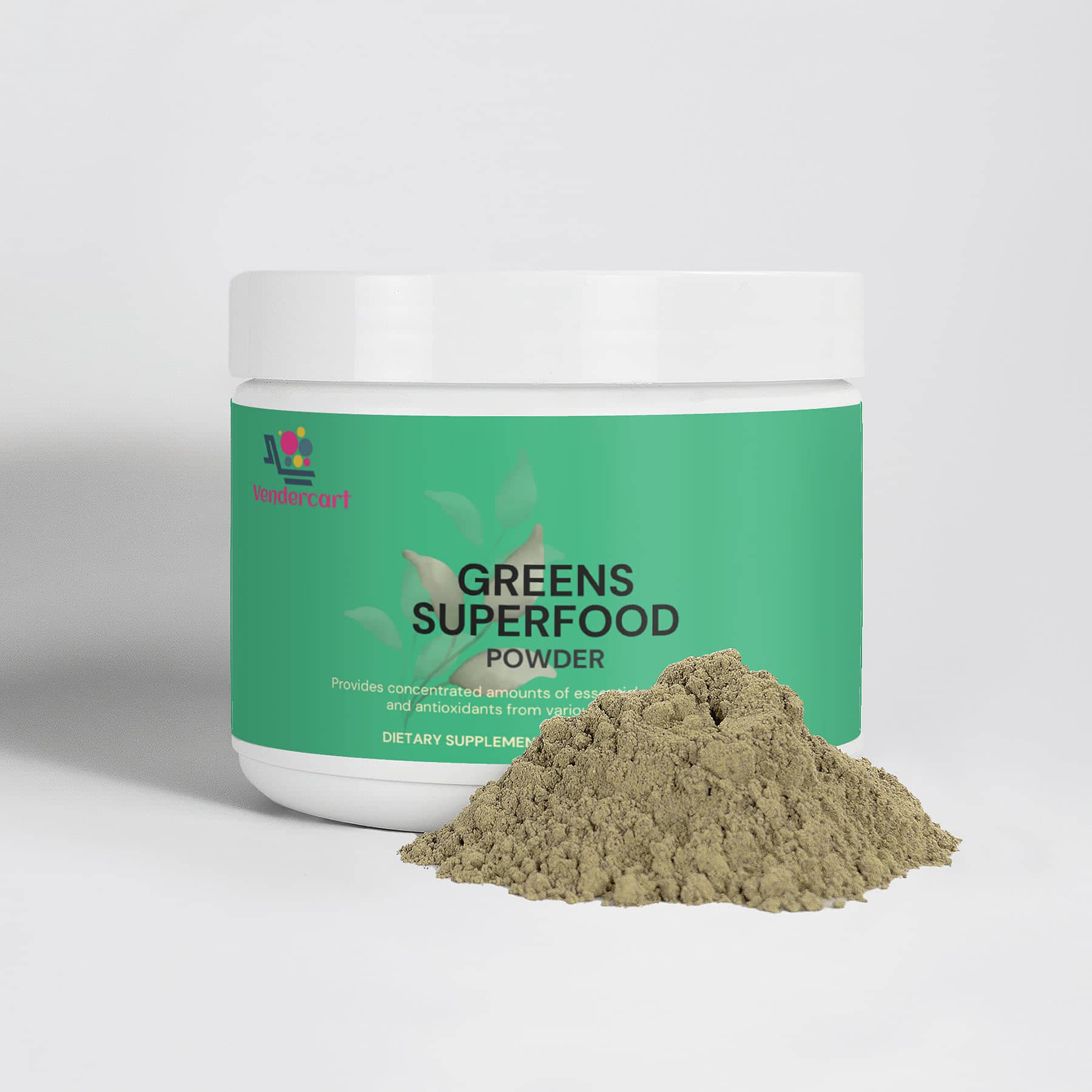 Green Superfood Powder – Plant-Based Nutrient Blend for Energy, Digestion & Total Body Wellness