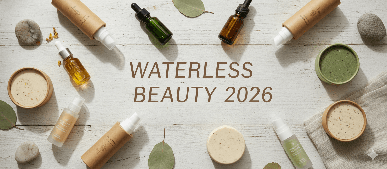 Waterless Skincare & Minimalist Beauty